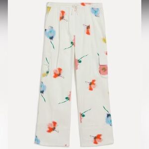 Sleeper Floral Print Pants - Multicolor on White